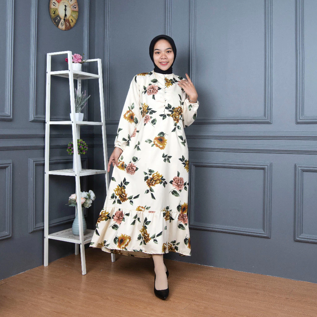 NAJWA Dress Zalica Shakila Fishtail Maxi full body