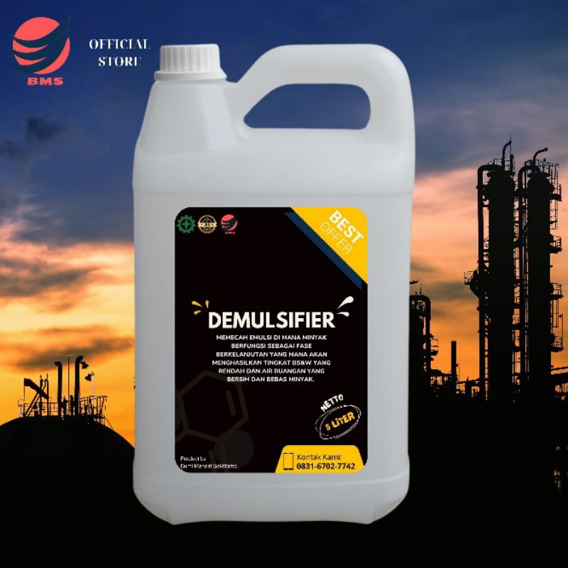 Jual DEMULSIFIER 25 L & 5 L | EFEKTIF MEMISAHKAN EMULSI MINYAK DENGAN ...