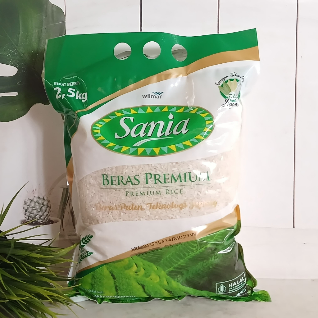 Jual Beras Premium Sania 2.5kg | Shopee Indonesia