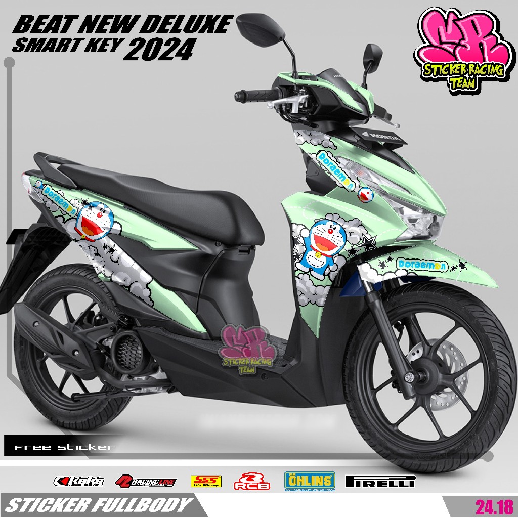 Jual COD Sticker Honda Beat Remot New Deluxe Smart Key 2024 2025