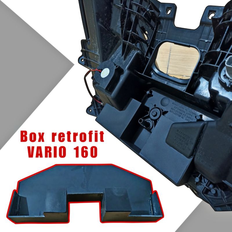 Jual CUSTOM BOX RETROFIT VARIO 160 PNP BILED | Shopee Indonesia