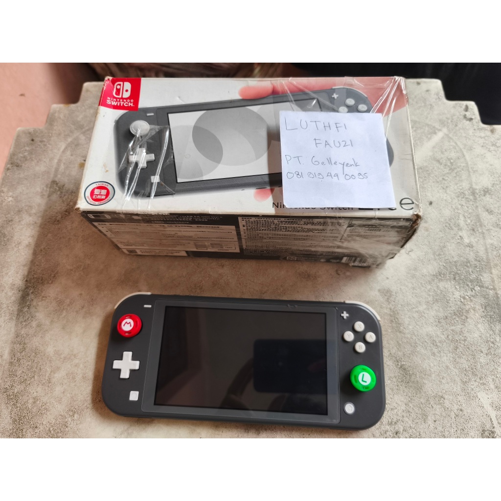 Jual Nintendo Switch Lite CFW Atmos 128GB Grey 01 | Shopee Indonesia