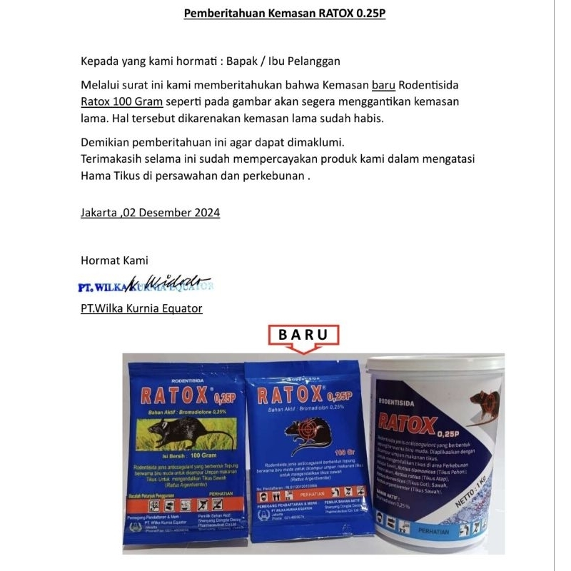 Jual Ratox 100gr 1 dus isi 100 pcs (kemasan baru) | Shopee Indonesia
