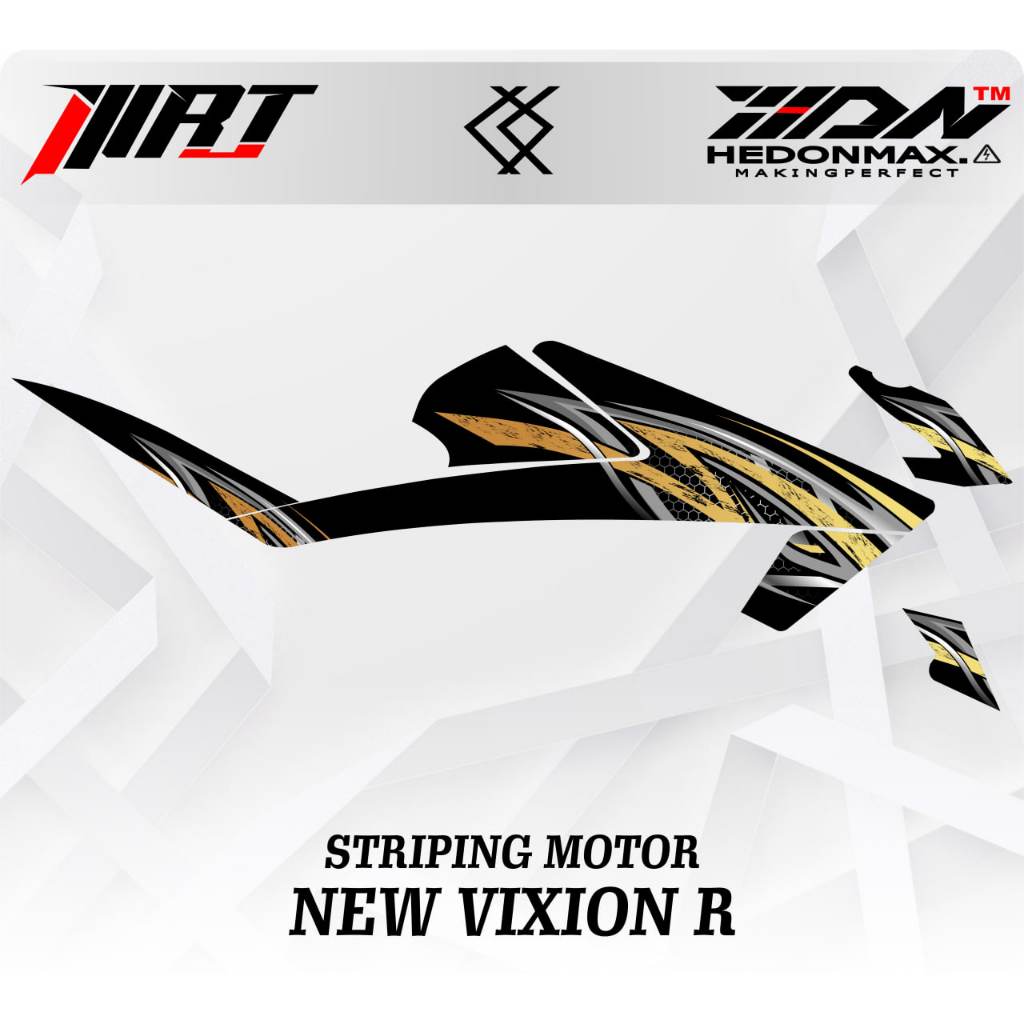 Jual Striping Vixion R - Stiker Transparan New Vixion R Racing Laxury ...