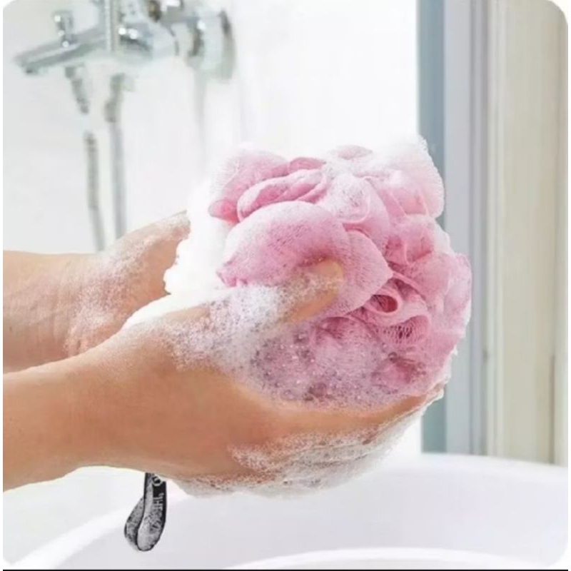 Jual Spon Mandi Jumbo 35 gram / Spons Mandi Jaring Besar | Shopee Indonesia