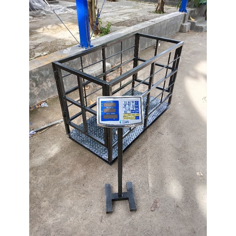 Jual timbangan kambing domba model krangkeng 2 pintu ukuran 60x120x70cm ...