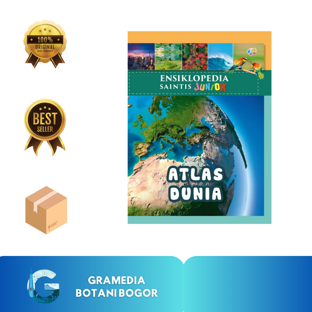 Jual Gramedia Bogor - Ensiklopedia Saintis Junior: Atlas Dunia | Shopee ...