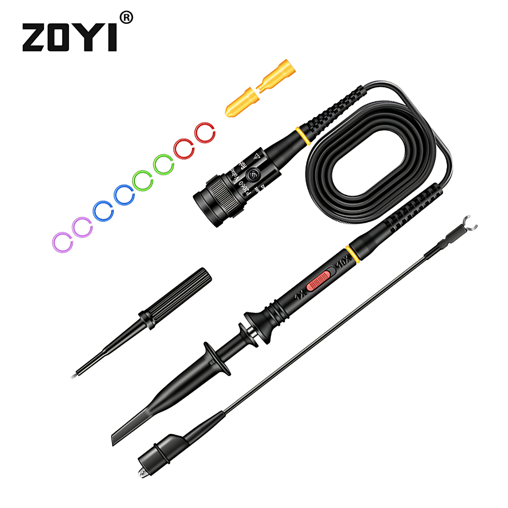 Jual ZOYI P2060 kabel Oscilloscope Probe 10x/1x 60MHz With Probe Clip ...