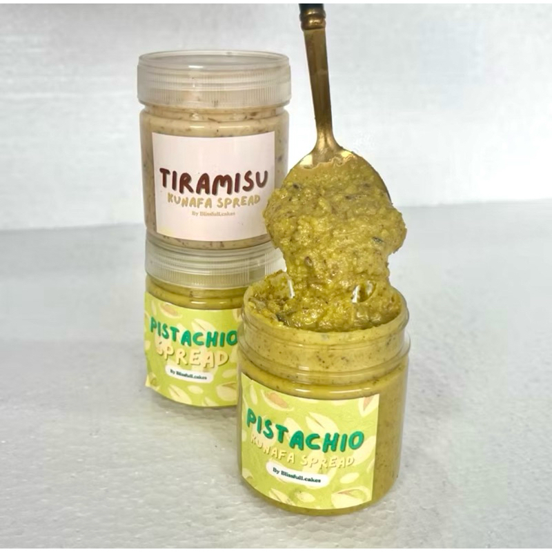 Jual 1KG - Selai Pistachio Kunafa Crunchy / Pistachio Spread / Tiramisu ...