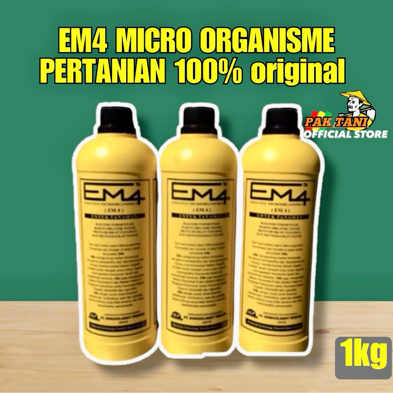 Jual EM4 MICRO ORGANISME PERTANIAN PUPUK ORGANIK TANAMAN 1 LITER ...