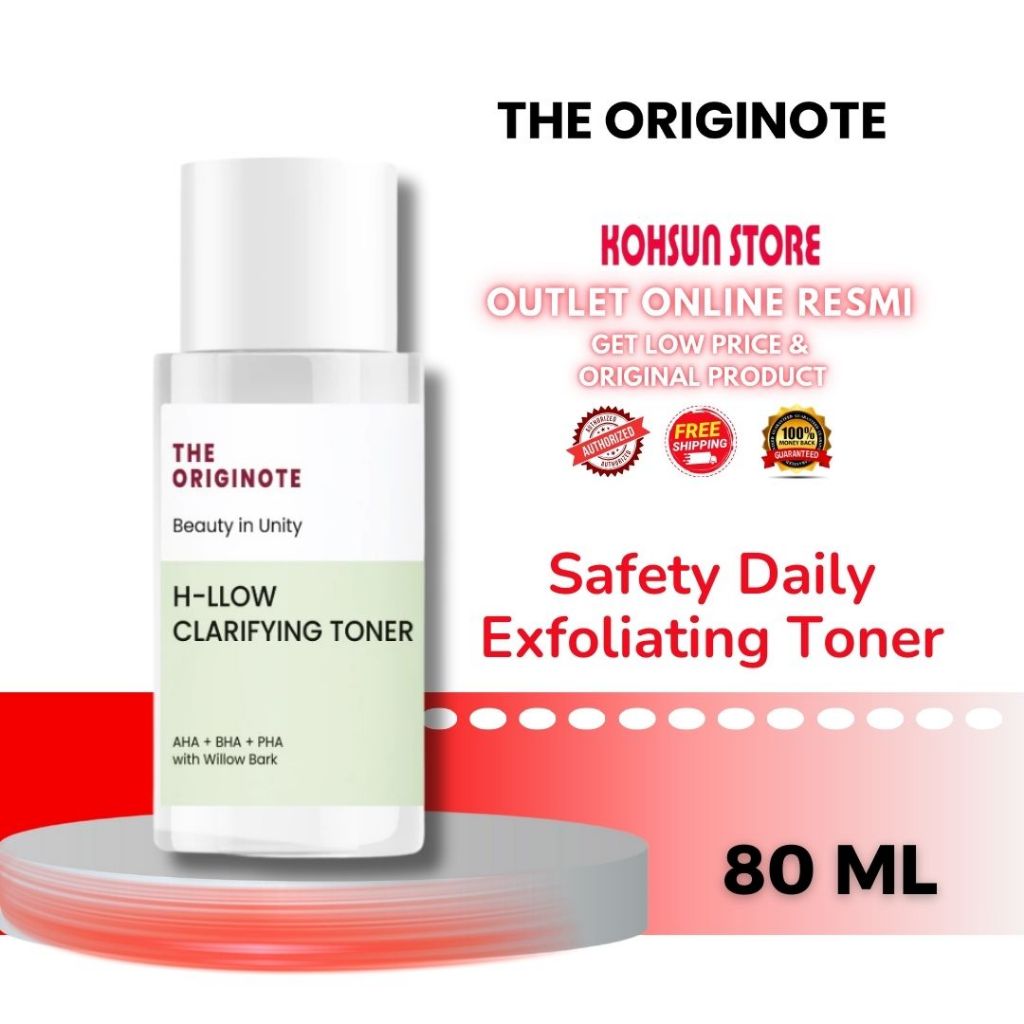Jual THE ORIGINOTE H-LLOW Clarifiying Toner 80 ml - Eksfoliasi dan ...