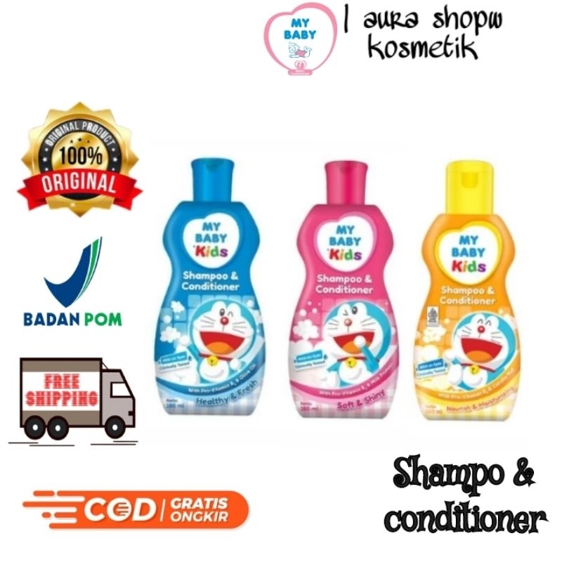 Jual (COD) MY BABY KIDS SHAMPOO & CONDITIONER 180ML | Shopee Indonesia