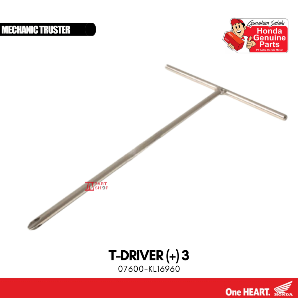 Jual T (+) Besar (T - Driver (+) 3) Original Honda KOWA / 07600-KL16960 ...