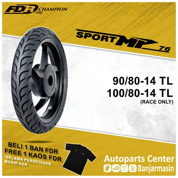 Jual FDR SPORT MP76 Ring 14 Tubeless Racing Tire | Shopee Indonesia
