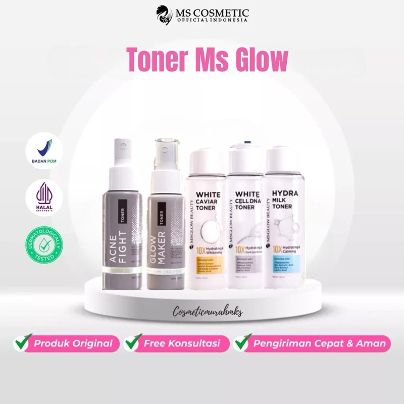 Jual Toner Ms Glow Original 100% (Exp. Thn. 2026) | Shopee Indonesia