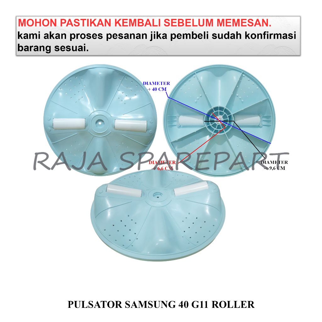 Jual PS41R BALING -BALING / PULSATOR MESIN CUCI / PULSATOR SAMSUNG 40 ...