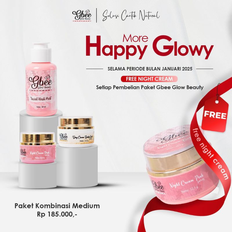 Jual Gbee Glow Beauty Paket Kombinasi Medium | Shopee Indonesia