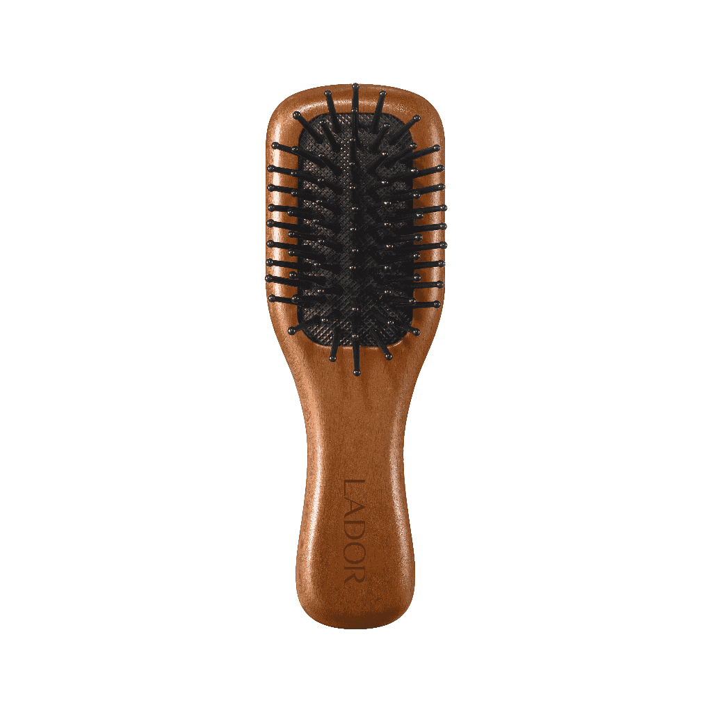 Mini Wooden Paddle Brush