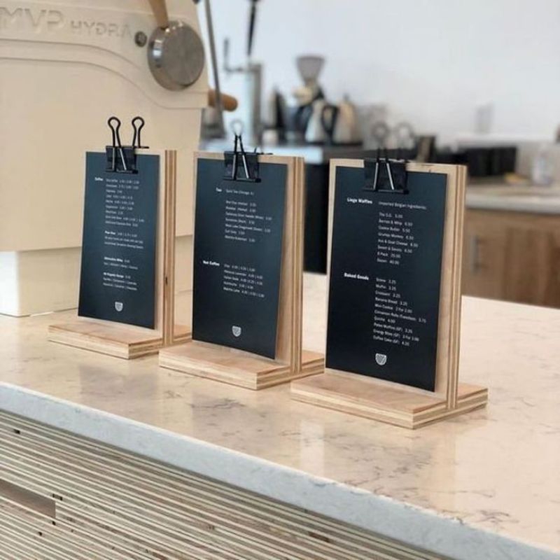 Jual stand menu,tempat menu,stand menu meja cafe | Shopee Indonesia