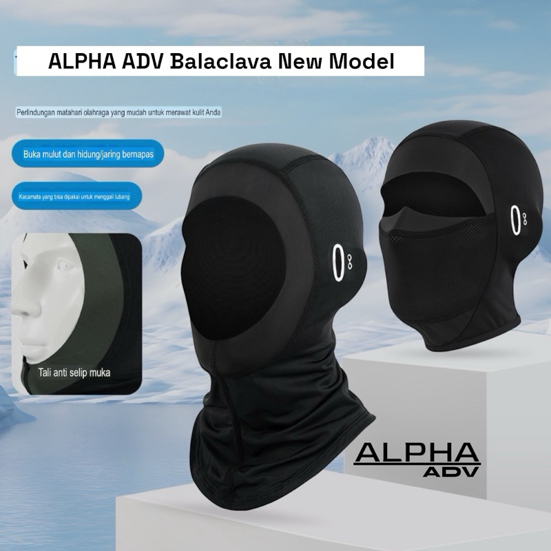 Jual ALPHA ADV Masker Buff Balaclava Premium New Model Batman dan Tanpa ...