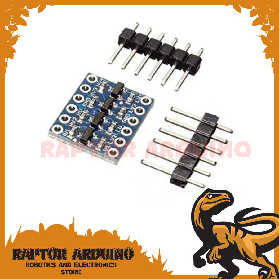 Jual I2C Logic Level Converter Bi-Directional Module 5V - 3.3V For ...