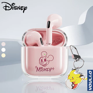 Disney Pro4 (FX-951B) Lucu TWS Headset Bluetooth 5.3 True Wireless Earphone Mini earbuds HiFi Stereo Sound Volume Control dengan Mic IPX5 Bass headset olahraga earphone sport