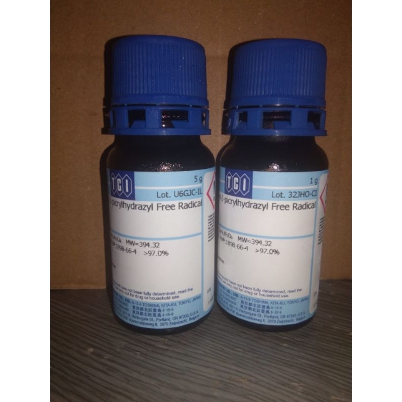 Jual DPPH 10mg _ 25mg _ 50mg Ecer bukan Kemasan utuh | Shopee Indonesia