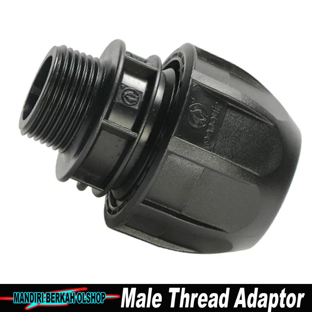 Jual Fitting HDPE Male Thread Adaptor Ukuran 110 MM × 4