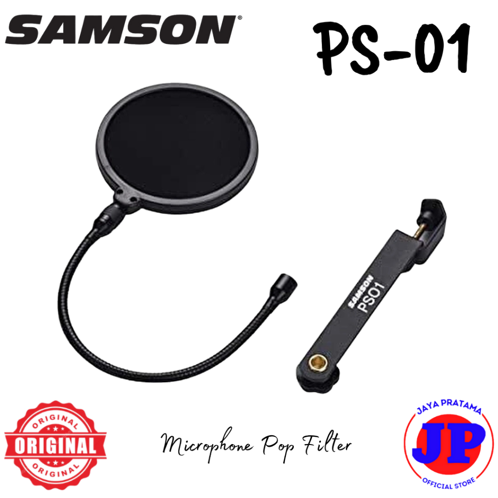 Jual Samson PS01 Microphone Pop Filter Original Samson PS-01 | Shopee ...