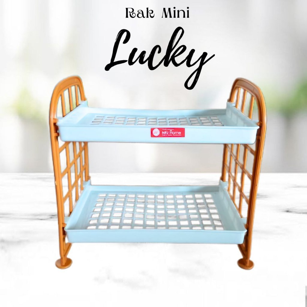 Jual RAK JARING LUCKY - Rak Plastik Mini / Rak Bumbu Dapur Estetik ...