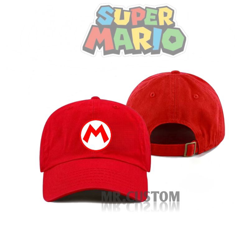 Jual Topi Baseball Caps Premium Super Mario/ Topi Snapback/ Topi ...