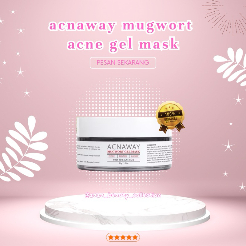 Jual ( READY ) Acnaway Mugwort Acne Gel Mask | Shopee Indonesia