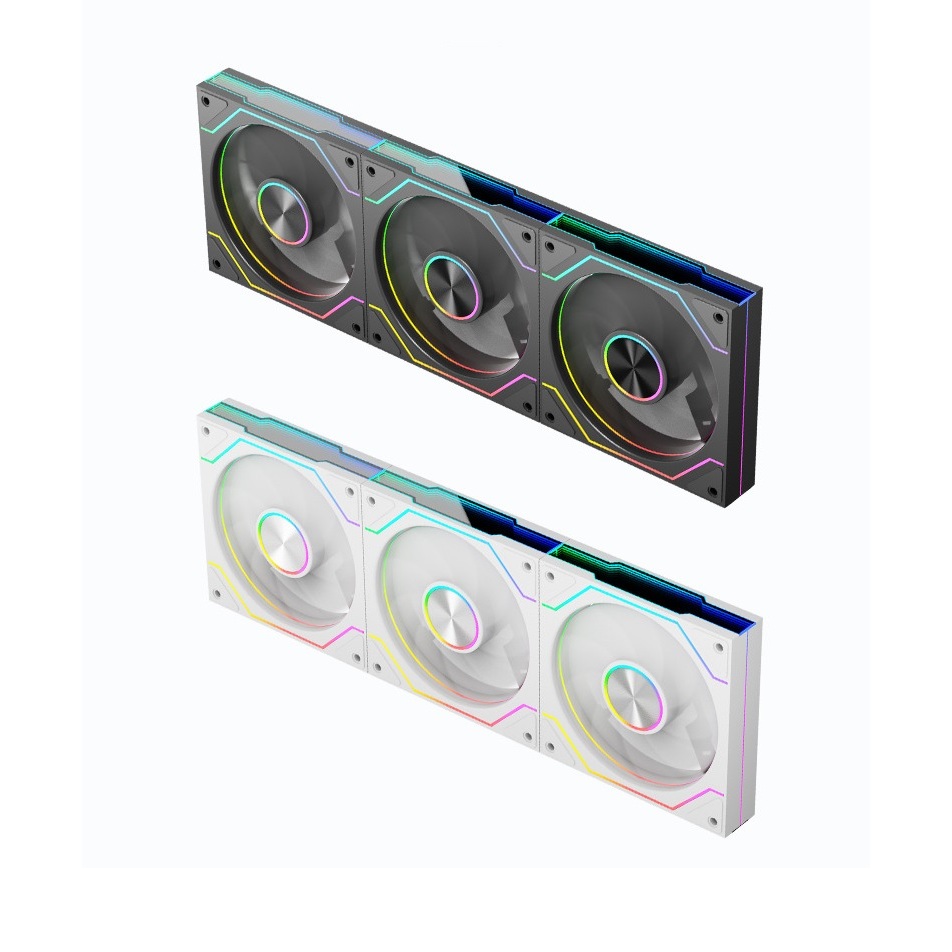 Jual COOLMOON HiFrost Prism 9PRO ARGB PWM Fan 12cm Reverse Model Lian ...