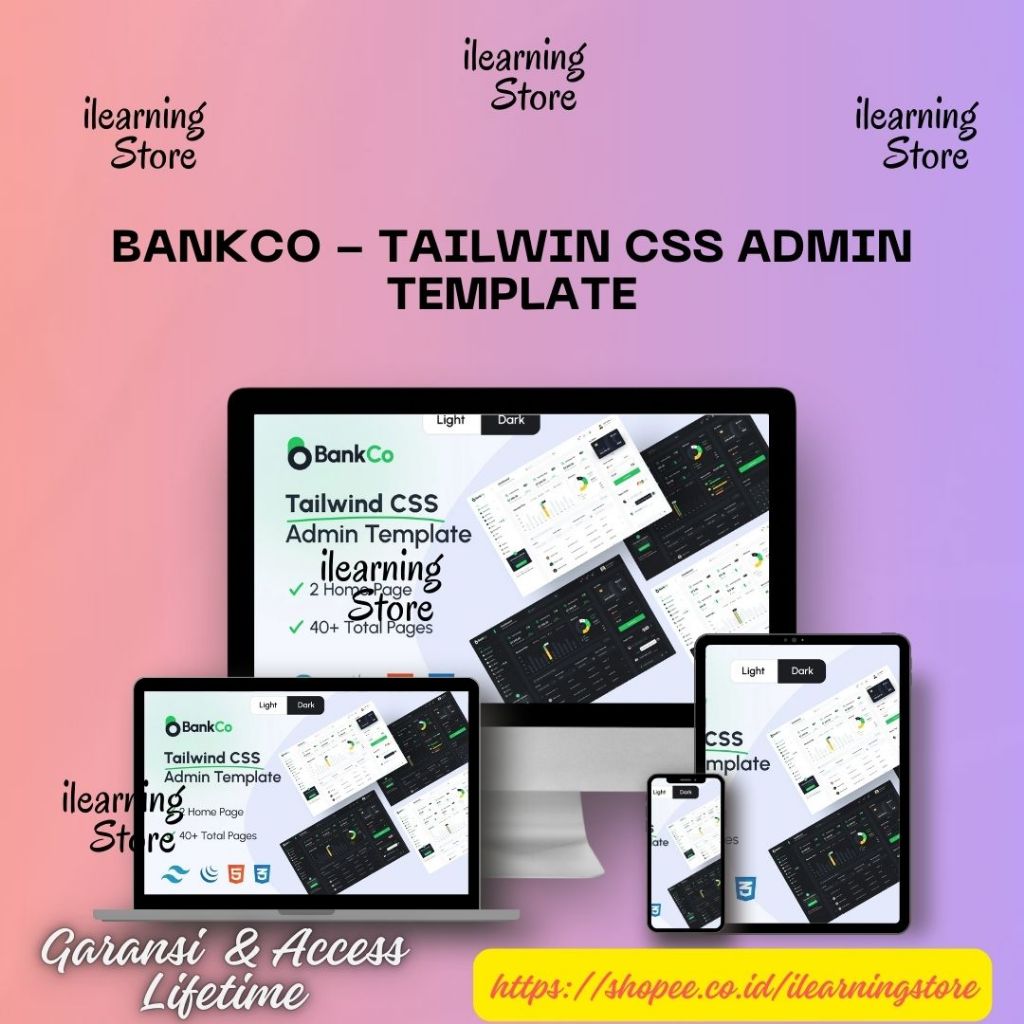 Jual [P6] Bankco - Tailwind CSS Admin Templates | Shopee Indonesia