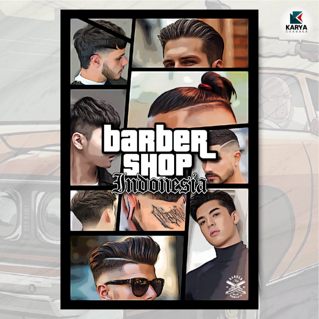 Jual 4 Poster Besar Hairstyle GTA MODE Katalog Model Gaya Rambut ...