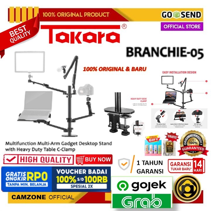 Jual Takara Branchie-05 Multifunction Multi Boom Arm Over Head Stand ...