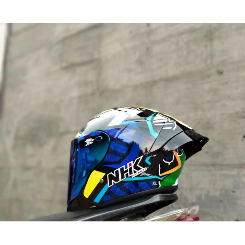 Jual HELM NHK R1 ELITE GP SERIES ROBERT, PAKET GANTENG VENOM FLAT VISOR ...