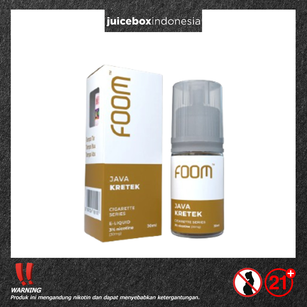 Jual Foom Java Kretek Salt 30ml Authentic by Foom Lab | Shopee Indonesia