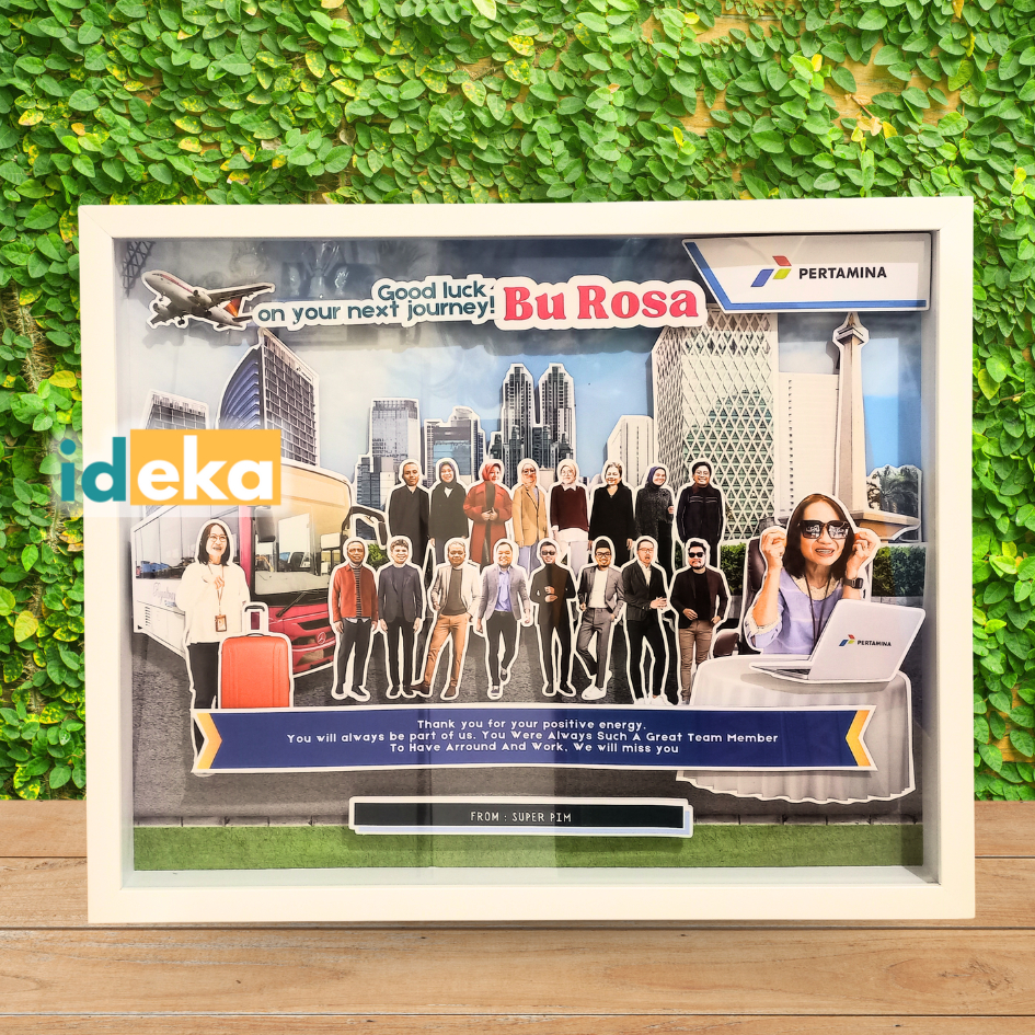 Jual IDEKA || Bingkai Frame 3D POP UP Frame Scrapbook ukuran 30x40 cm ...
