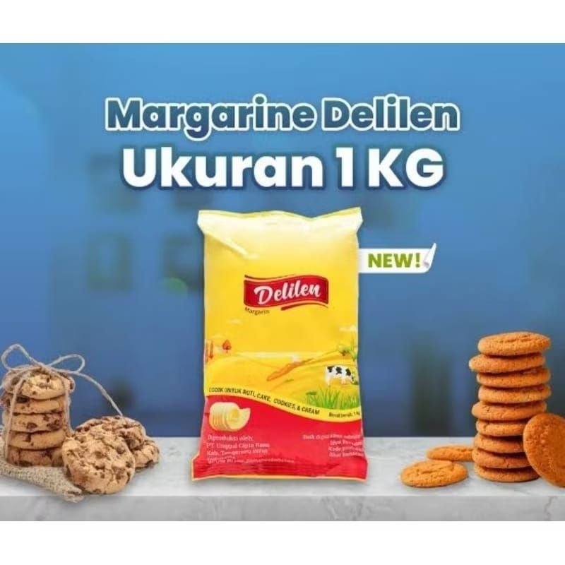 Jual MARGARINE DELILEN 1KG | Shopee Indonesia