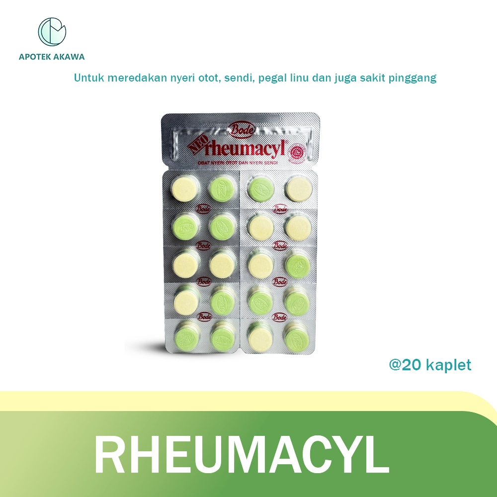 Jual NEO RHEUMACYL BLISTER @20 KAPLET / ANTI NYERI / APOTEK AKAWA ...