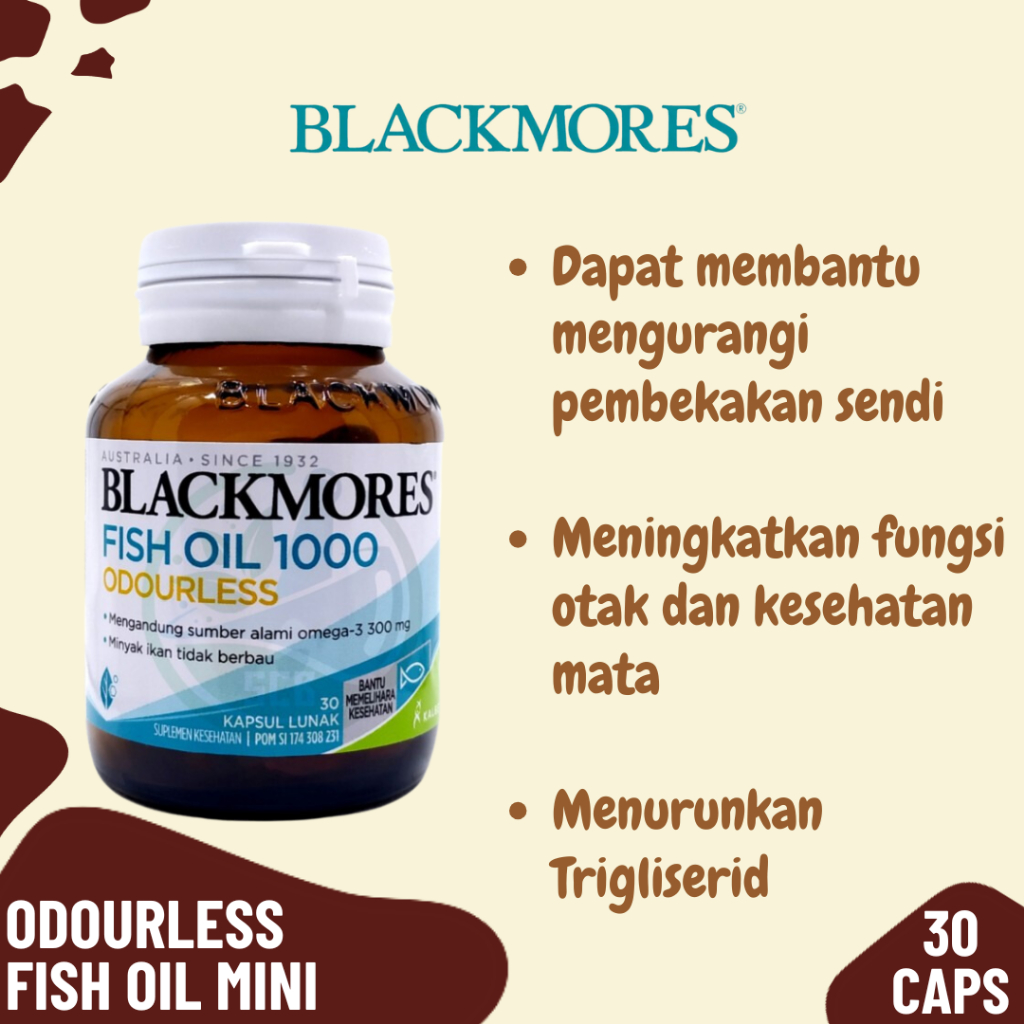 Blackmores Bio Manfaat Blackmores Fish Oil Minyak Ikan Manfaat