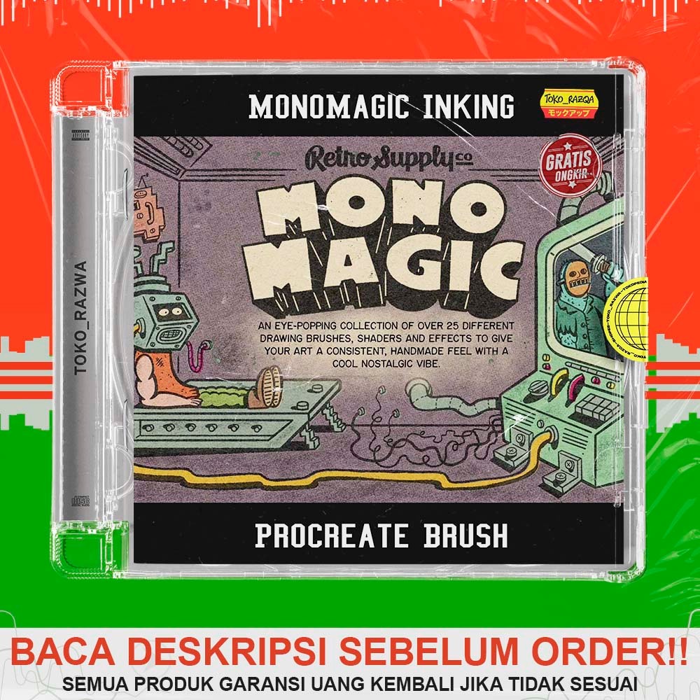 Jual Procreate Brush - MonoMagic Inking Brushes - 040125 | Shopee Indonesia