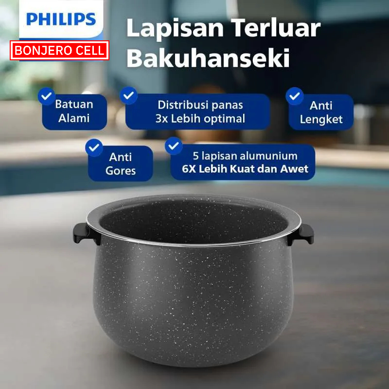 Jual Philips Rice Cooker Magicom 1.8 L 3000 Premium Series HD3211 ...