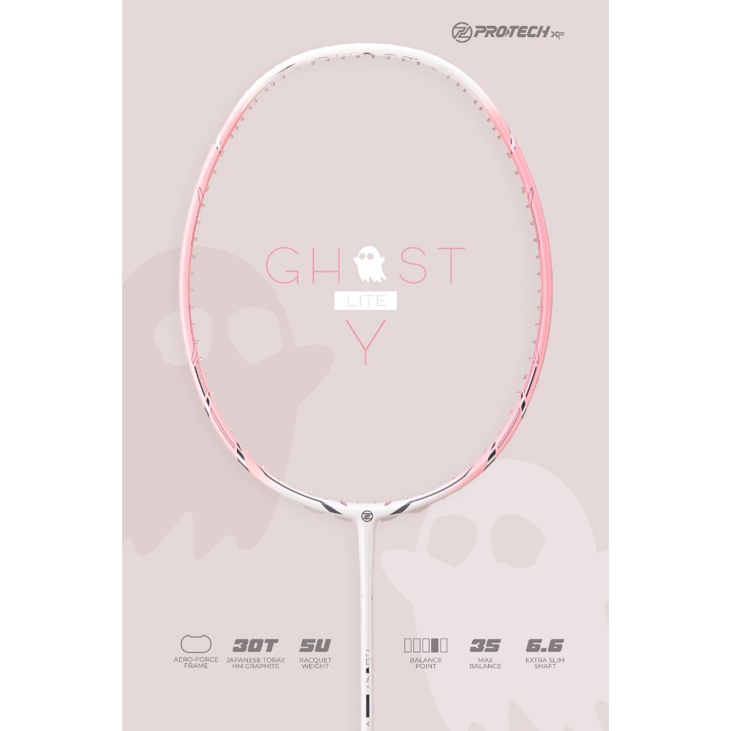 Jual Raket Badminton PROTECH Badminton Racket - GHOST Y (5UG1) (MAX ...