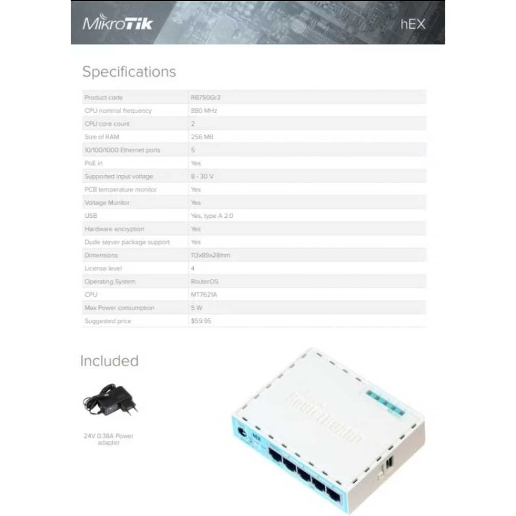 Jual Mikrotik RB750GR3 RouterBoard | Shopee Indonesia