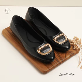 SAJENA Laurent Sepatu Flat Wanita Sol Karet Sepatu Balet Wanita
