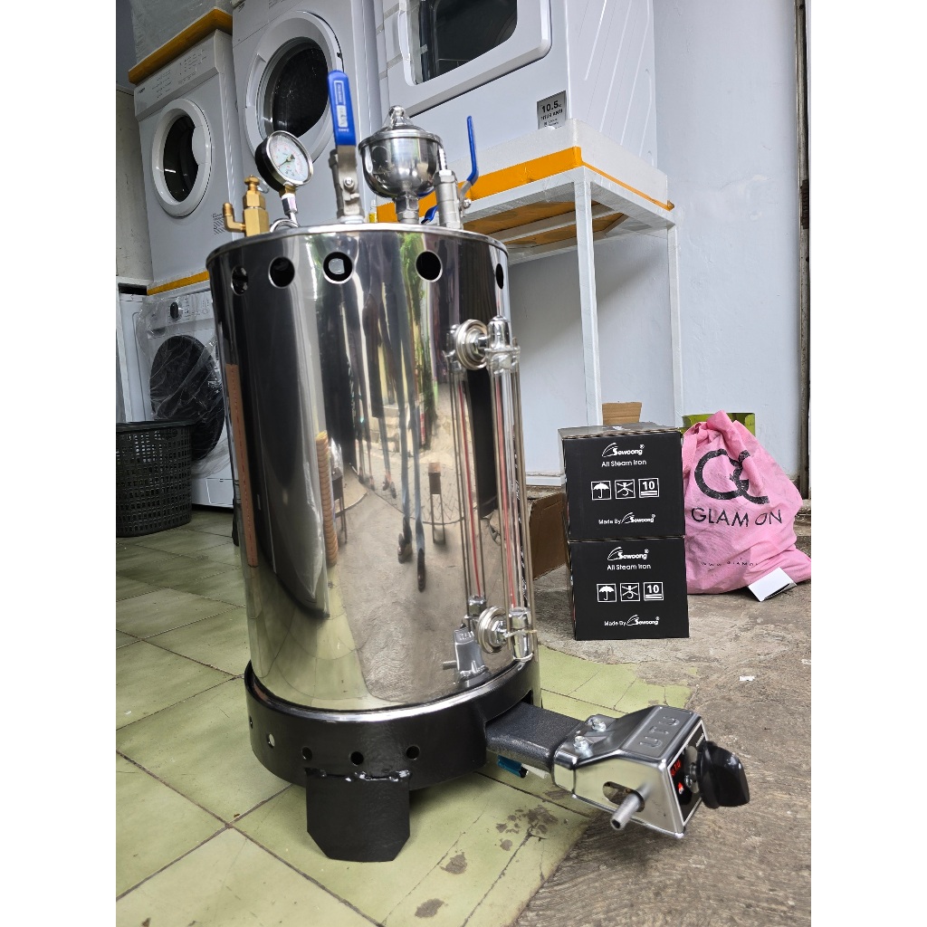 Jual Setrika Uap Gas Anamoto 20 liter Cod Jabodetabek | Shopee Indonesia