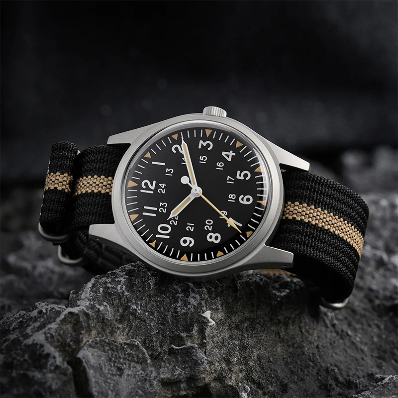 Jual Militado ML07 High Domed Sapphire Glass Field Watch Jam Tangan ...