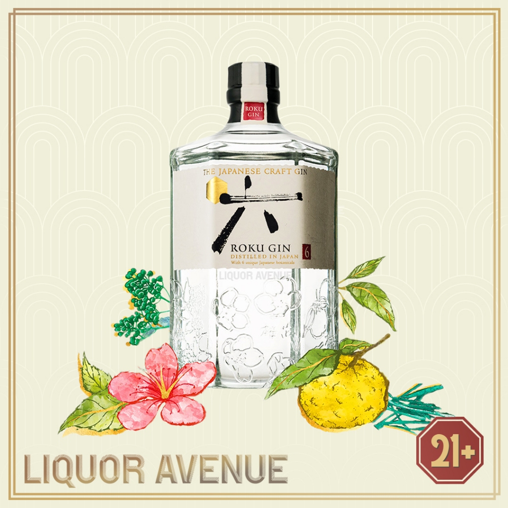 Jual Suntory ROKU GIN Japanese Craft Gin 700ml | Shopee Indonesia
